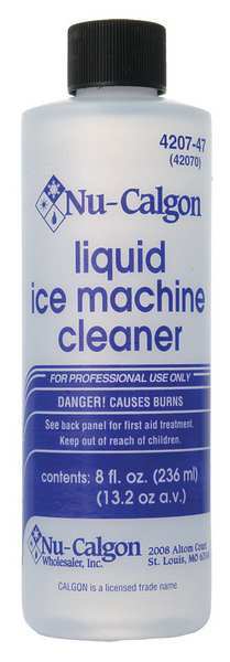 Ice Machine Cleaner, 8 oz., Clear