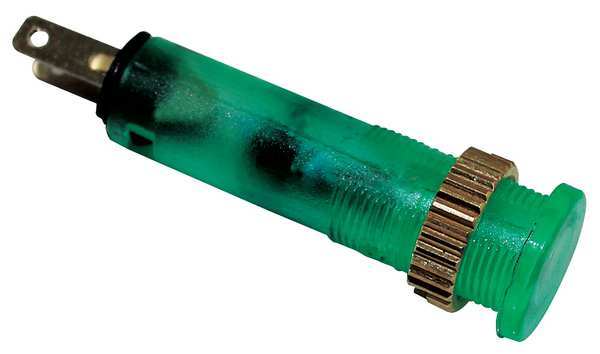 Flush Indicator Light, 8mm, 24V, Green