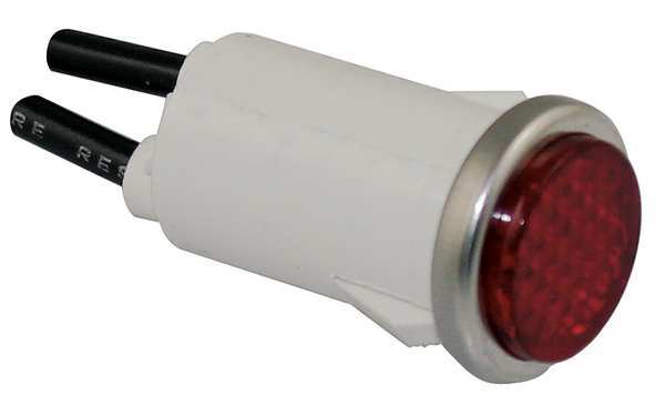 Flush Indicator Light, Red, 12V