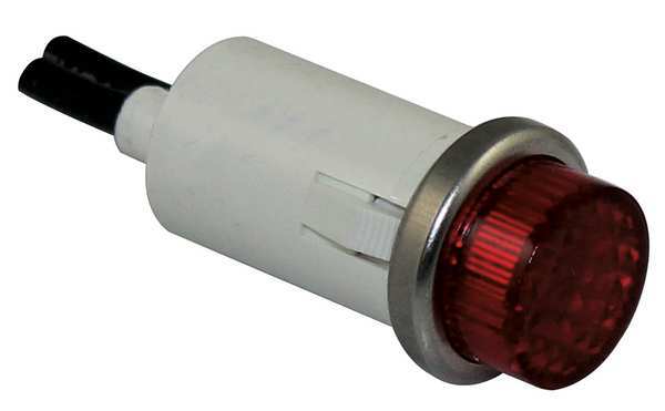 Raised Indicator Light, Red, 24V