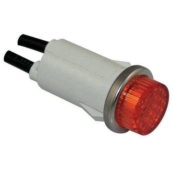 Raised Indicator Light, Amber, 24V