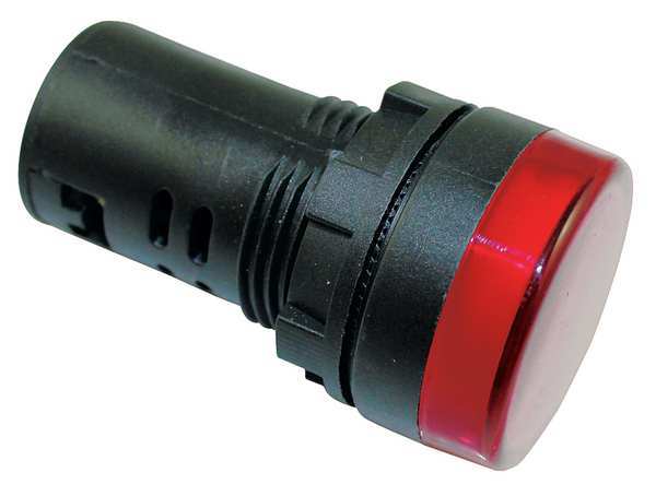 Raised Indicator Light, 22mm, 24V, Red
