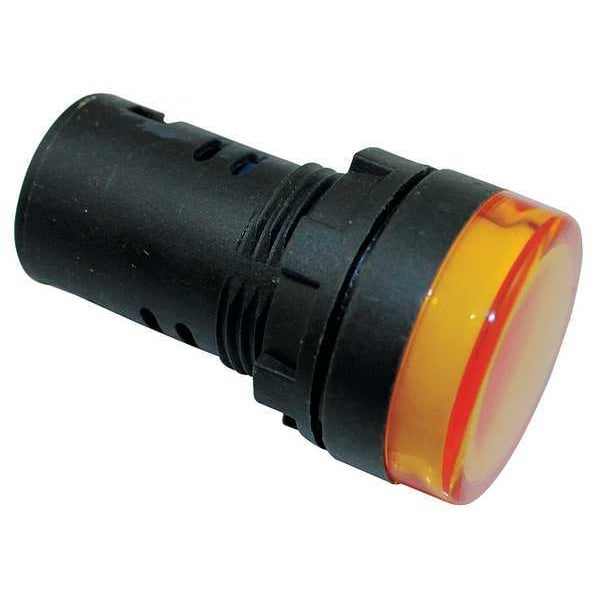 Raised Indicator Light, 22mm, 120V, Amber