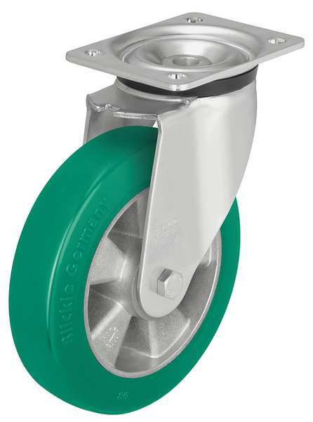 Swivel Plate Caster, PU, 4