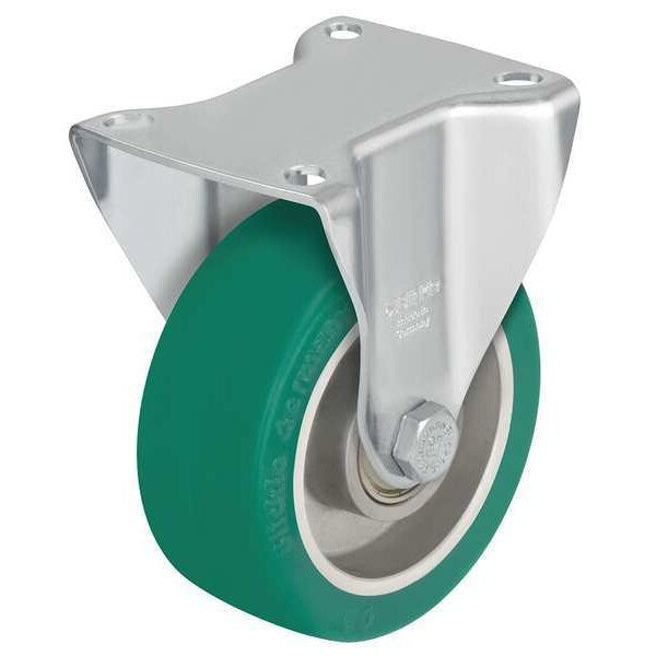 Rigid Plate Caster, PU, 4