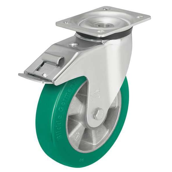 Swivel Plate Caster, PU, 8