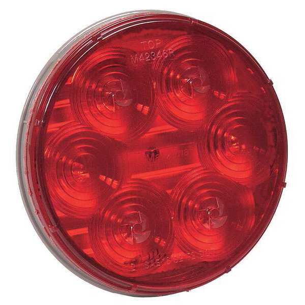 Stop-Turn-Tail Lamp, LED, Round, Red