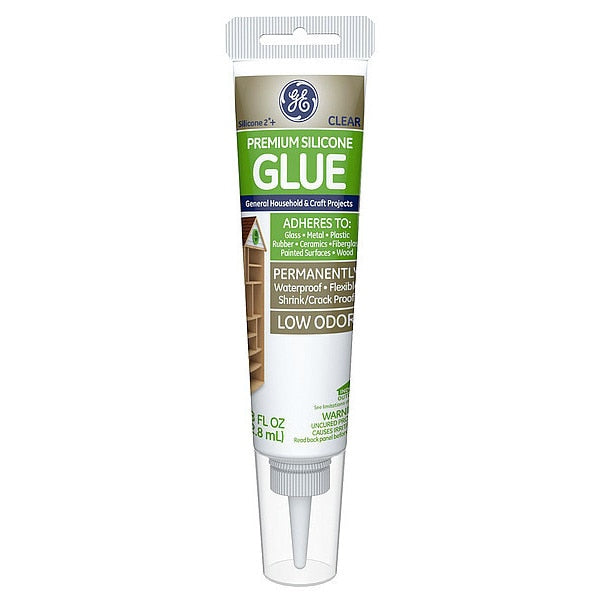 Sealant, 2.8 oz, Tube, Clear, Silicone Base