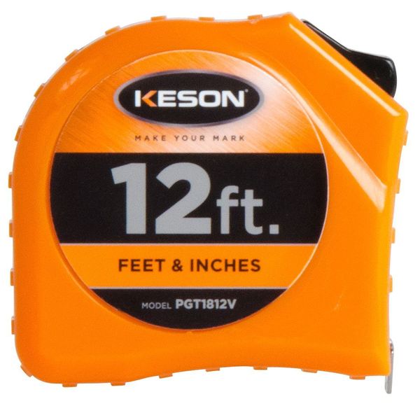 12 ft Tape Measure, 5/8 in Blade