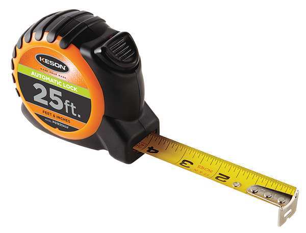 25 ft Tape Measure, 1 in Blade