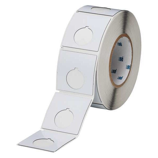 Thermal Transfer Label, White, Labels/Roll: 250