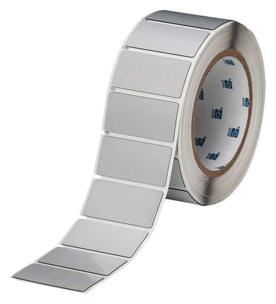 Thermal Transfer Label, Silver, Labels/Roll: 250