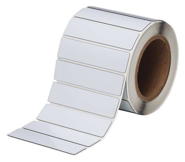 Thermal Transfer Label, White, Labels/Roll: 250