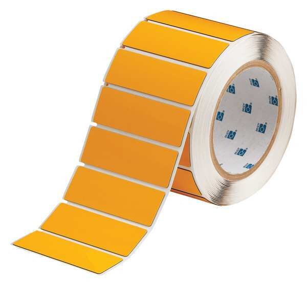 Thermal Transfer Label, Yellow, Labels/Roll: 250