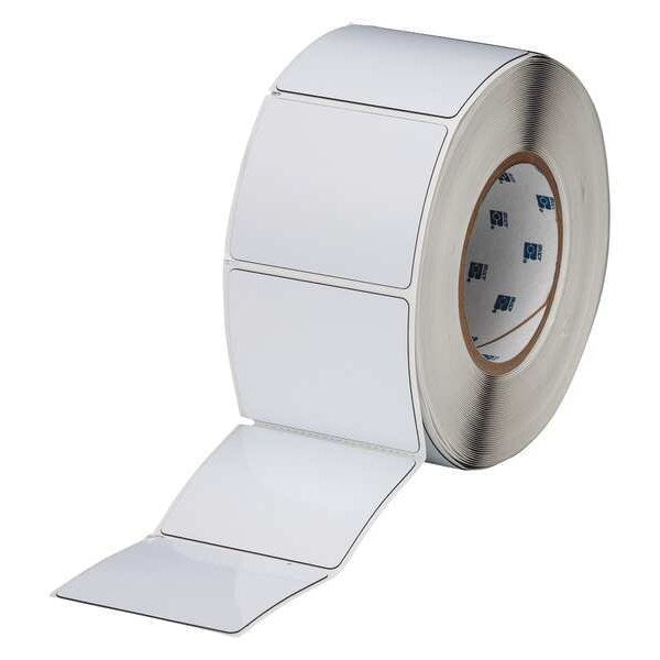 Thermal Transfer Label, White, Labels/Roll: 250