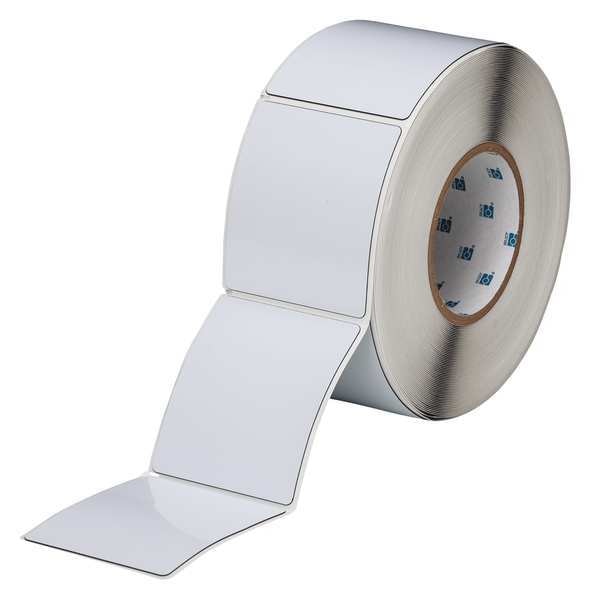 Thermal Transfer Label, White, Labels/Roll: 250