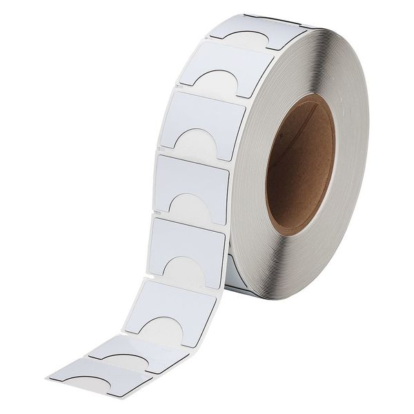 Thermal Transfer Label, White, Labels/Roll: 500