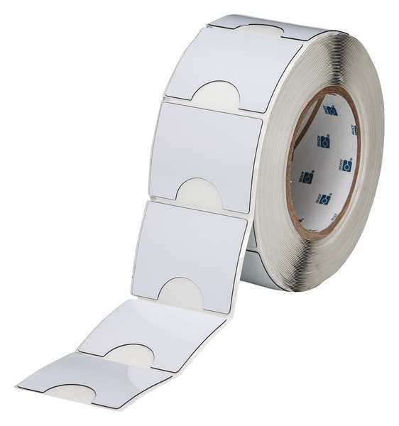 Thermal Transfer Label, White, Labels/Roll: 250