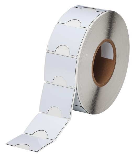 Thermal Transfer Label, White, Labels/Roll: 500