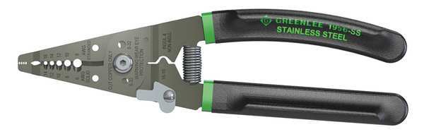 7 1/4 in Wire Stripper Solid: 6 to 16 AWG, 8 to 16 AWG