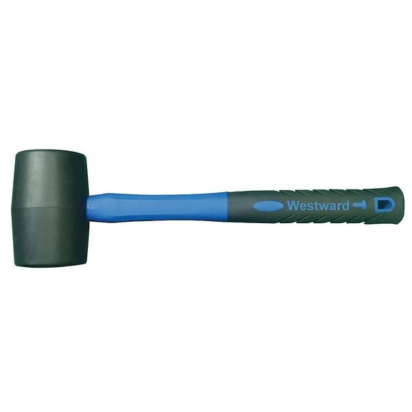 Mallet, Fiberglass/PVC, 16 oz., 12-5/8 In L
