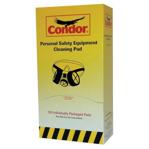 Respirator Wipes, Alcohol, PK100