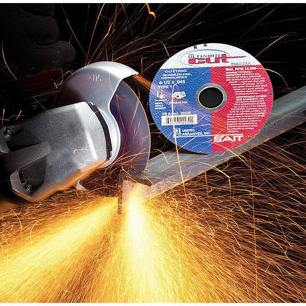 SAIT 22235 The Ultimate Cutâ¢ Premium Performance Cut-Off Wheels (Type 1/Type 41 Flat)  5