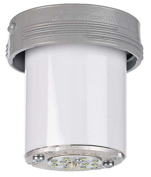 Haz Loc Fixt, 13WLED, Ceiling, 3/4In, Glass
