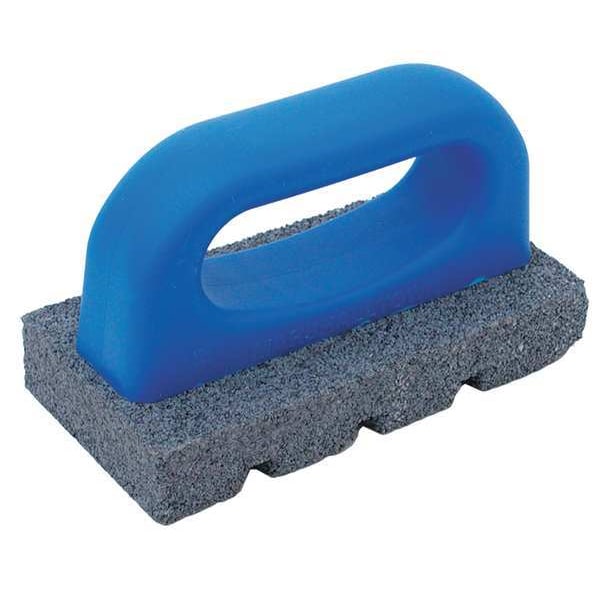 Rub Brick, Gray/Blue, 20 Grit, 6 x 3 x 1 In