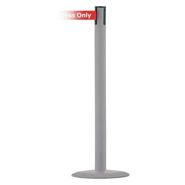 Barrier Post with Belt, Gray