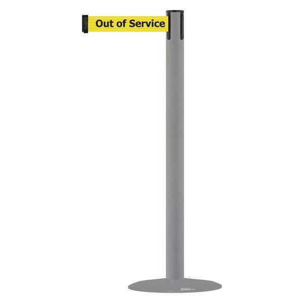 Barrier Post with Belt, 38 In. H, 13 ft. L