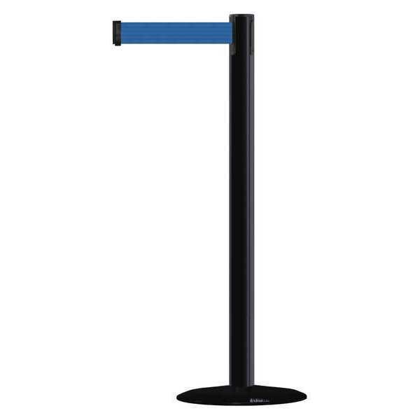 Barrier Post with Belt, 13 ft. L, Blue
