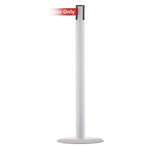 Barrier Post w/ Belt, Powder Coated Metal