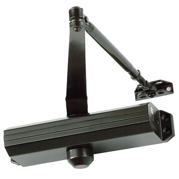 Manual Hydraulic SC60 Series Surface Closers Door Closer Standard Duty Interior, Dark Bronze
