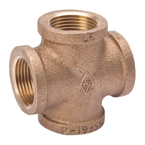 Brass Cross, FNPT, 3/8