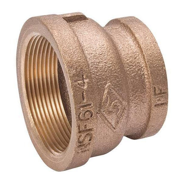Brass Reducing Coupling, FNPT, 1/4