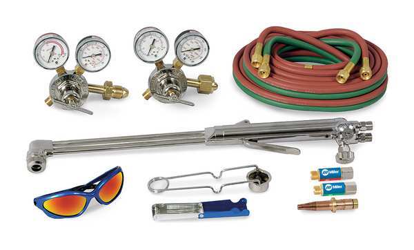 Heavy Duty Hand Torch Toolbox Outfit, HBAS Series, Acetylene