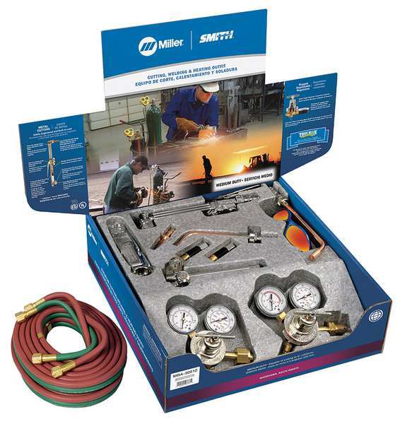Medium Duty Combination Outfit, MBA-30 Series, Acetylene, Welds Up To 3/8 in