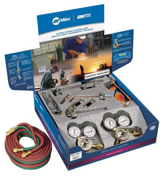 Medium Duty Combination Outfit, MBA-30 Series, Acetylene, Welds Up To 3/8 in