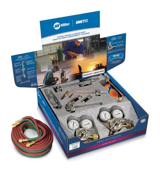 Medium Duty Combination Outfit, MBA-30 Series, Acetylene, Welds Up To 3/8 in