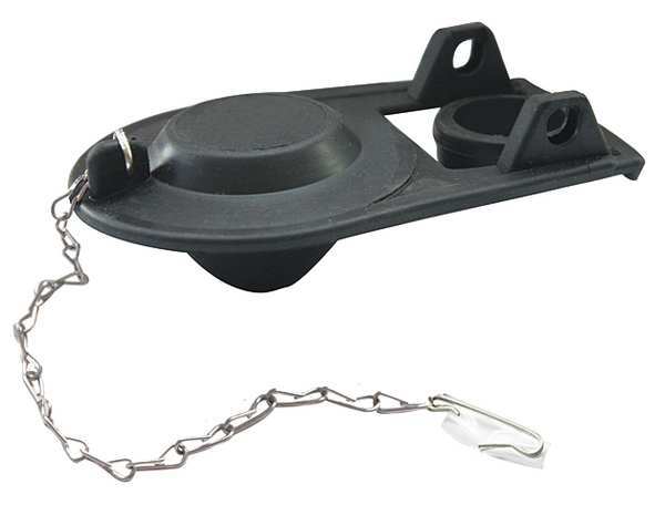 Toilet Flapper, Rubber, Black