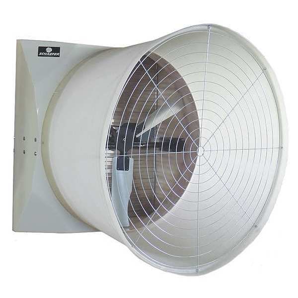 Cone Exhaust Fan, 57 In, 208-230/460V, 3 PH
