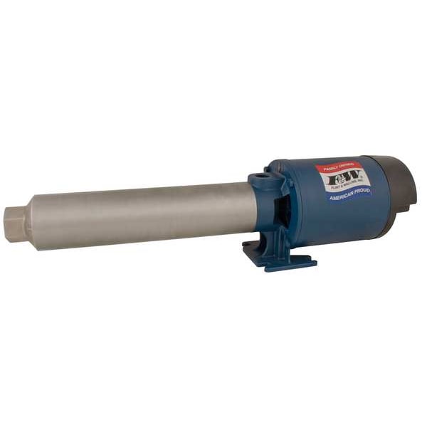 Multi-Stage Booster Pump, 1/2 hp, 120/240V AC, 1 Phase, 3/4 in NPT Inlet Size, 12 Stage