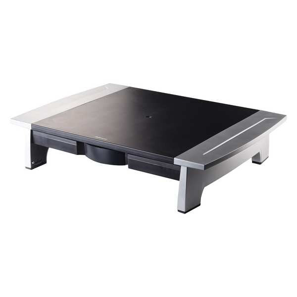 Monitor Riser, Black/Silver