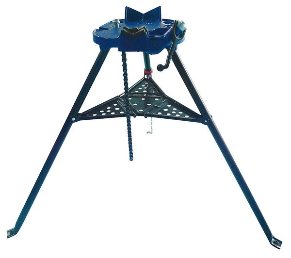 Portable Chain Vise, 1/8 to 6 In, 35 In H