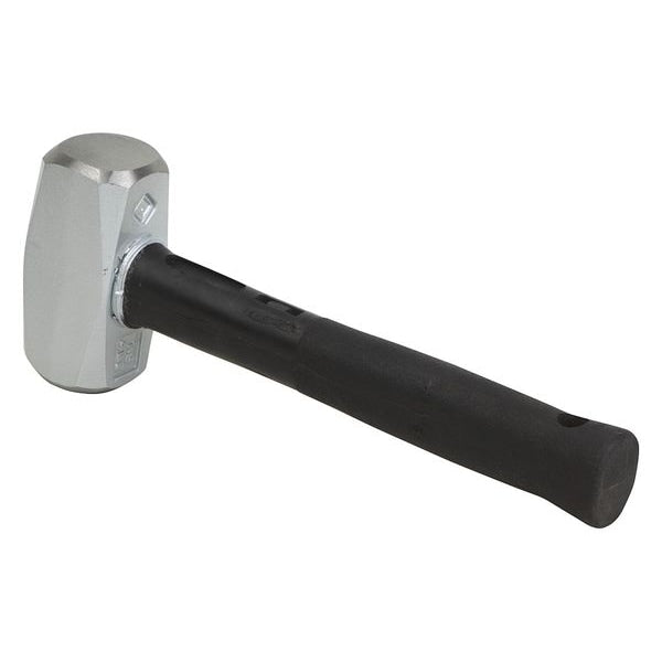 Club Hammer, 4 lb., 12 In, Rubber/Steel