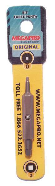 Screwdriver Replacement Bit, Square