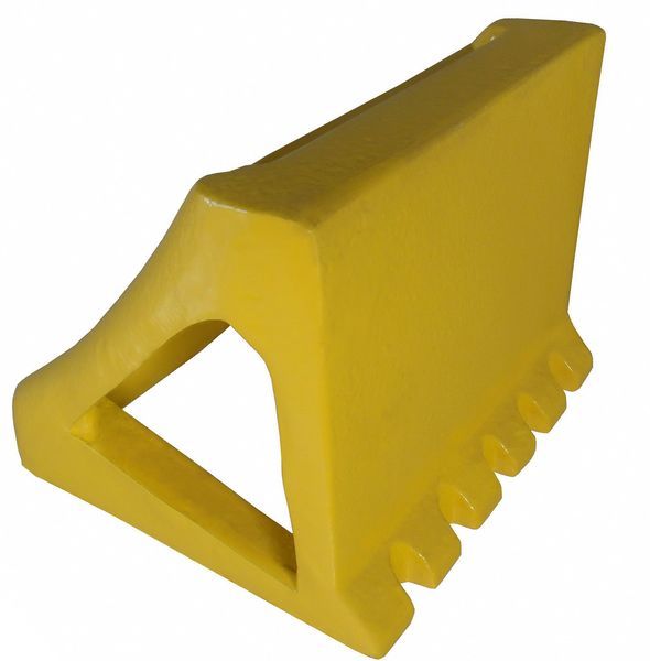 Wheel Chock, Heavy-Duty Steel, Yellow