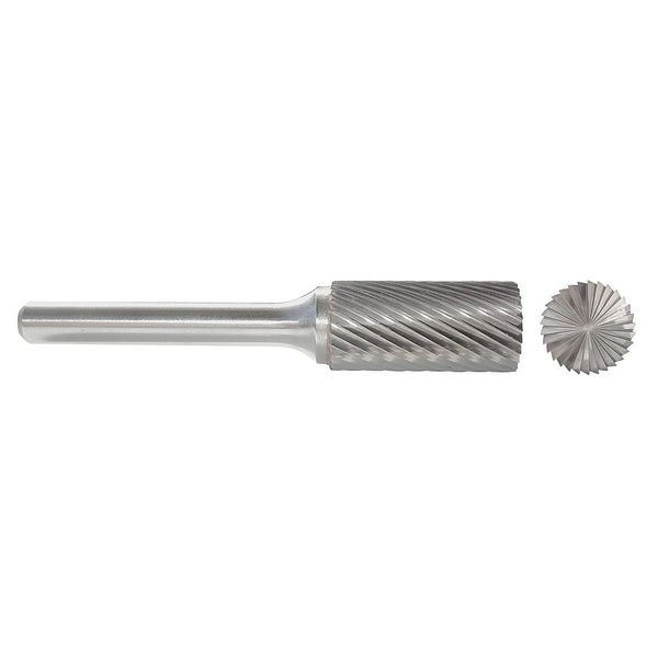 Carbide Bur, End Cut, 5/32 In, 1/4 Shank