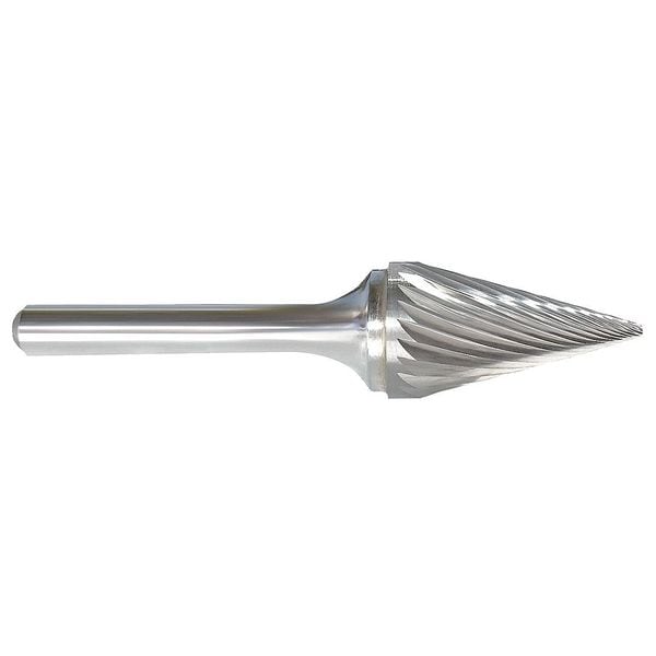 Carbide Bur, Pointed Cone, 1/8, 1/8 Shank
